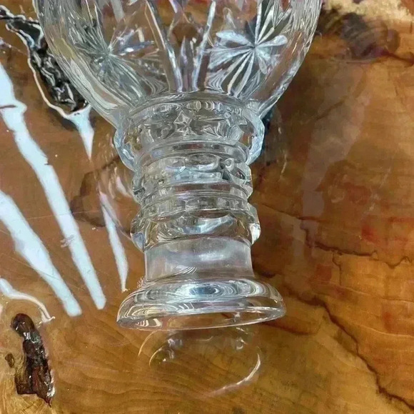 Vintage Cut Crystal  Decanter with stopper - Picture 9 of 16